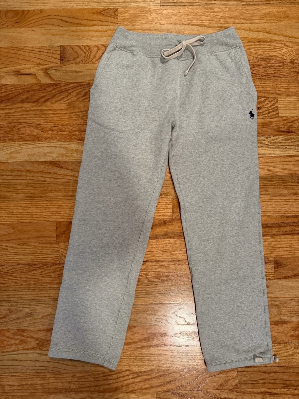 Polo Ralph Lauren Gray Fleece Sweatpants Jogger Pants Small